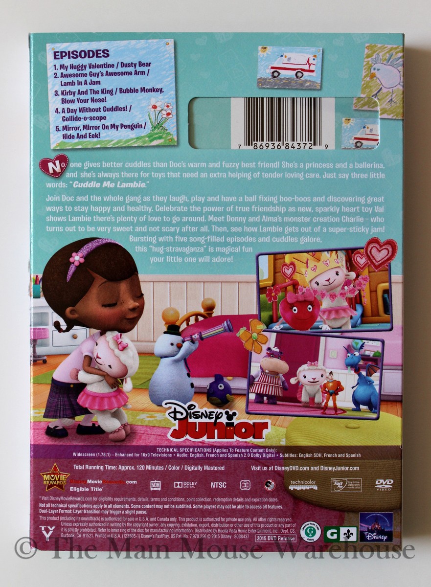 Disney Junior Doc McStuffins Hugs Warm The Heart Cuddle Me Lambie
