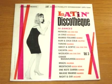 SEALED STEREO LATIN LP - VARIOUS - AUDIO FIDELITY DFS 7044 - "LATIN DISCOTHEQUE"