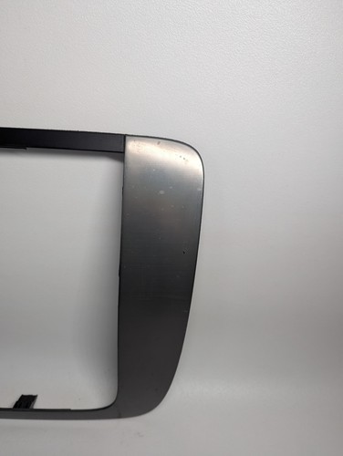 2007-2014 Tahoe Yukon Suburban Dash Radio Bezel Trim Silver Metal Brush OEM - Picture 12 of 13
