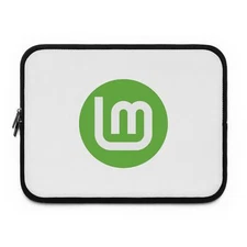 Linux Mint Custom Laptop Sleeve for Tech Lovers, Chic Computer Case, Gift