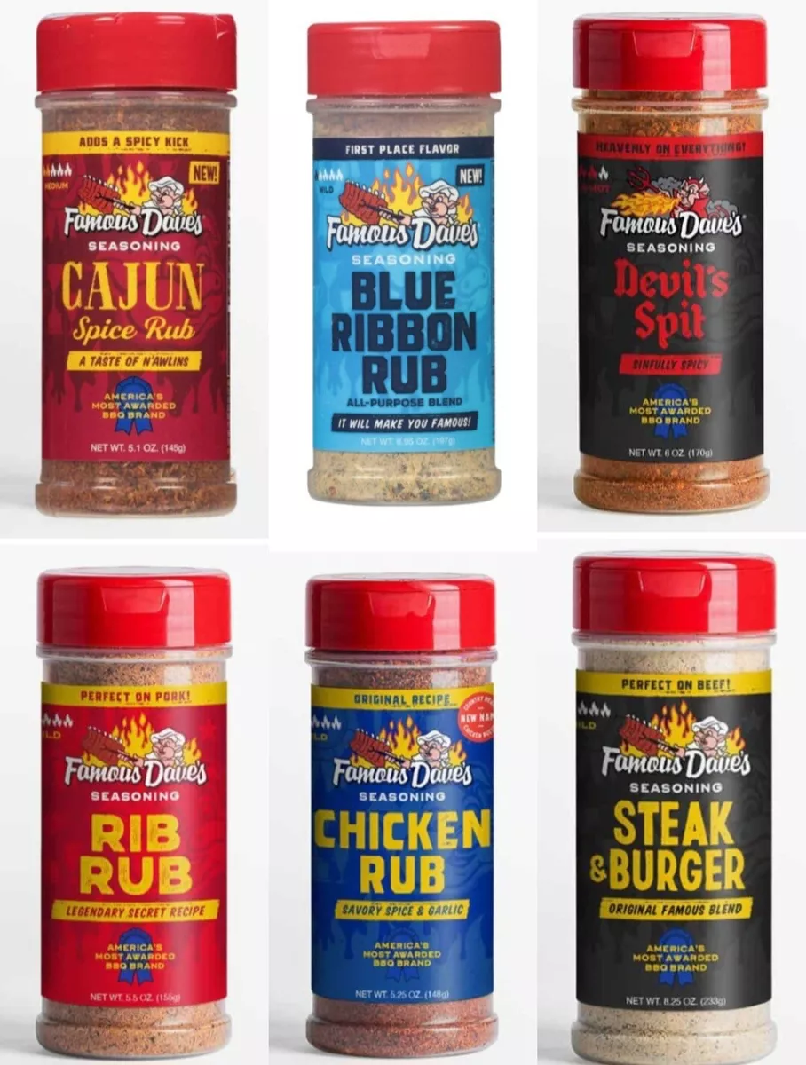 Famous Dave's Seasoning, Steak & Burger - 8.25 oz