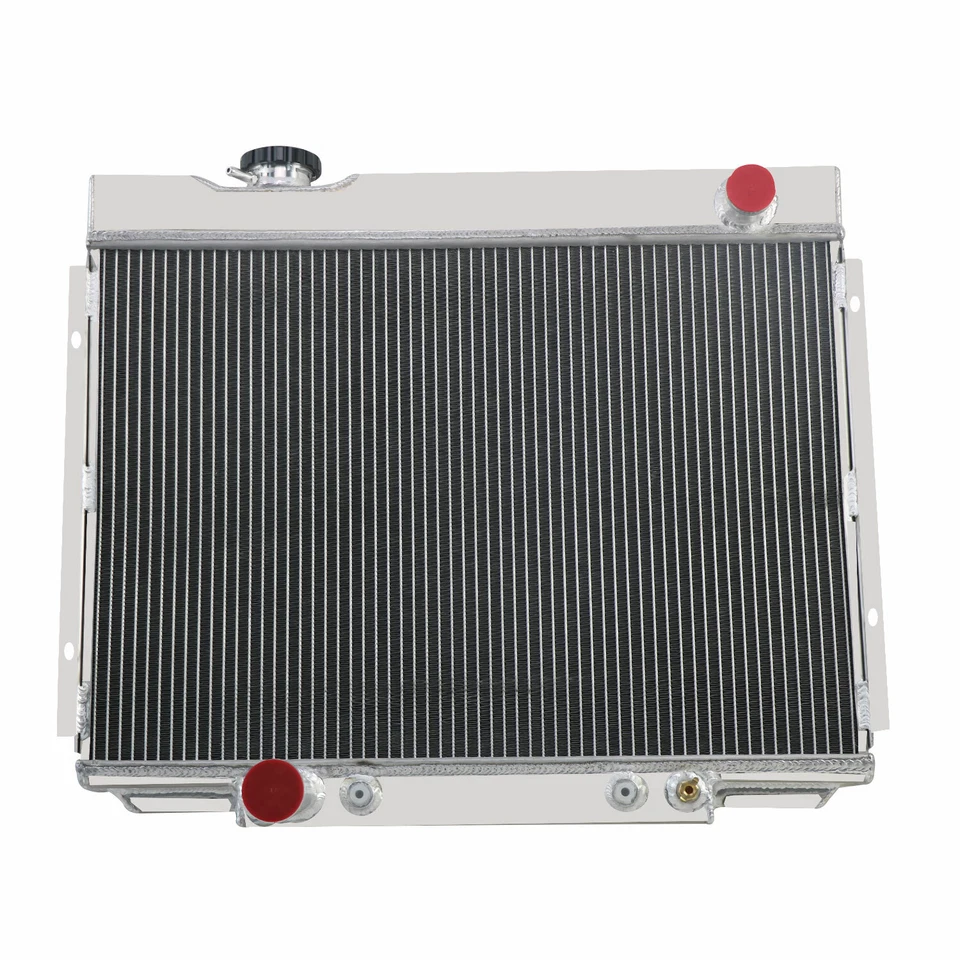 Aluminum 3 Row Radiator For 1968-1970 Ford Mustang Torino Ranchero Fairlane V8 Foto 3 de 4