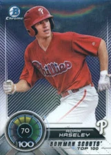 2018 Bowman Chrome Scouts Top 100 #BTP70 Adam Haseley 