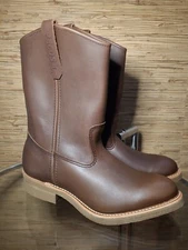 Red Wing 1155 Pecos Western Work Boots Heritage Nailseat Size 8.5 EEE Wide USA