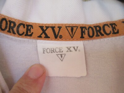 Maillot rugby TOUSCAYRATS porté n°10 FORCE XV shirt vintage L