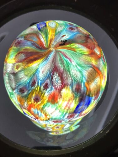 Murano Art Glass Millefiori Lamp Shade Four Gerdago Pixie Lamp Gorgeous Antique - Picture 5 of 21