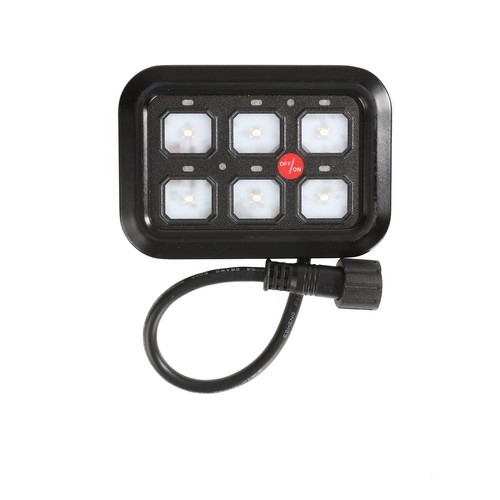 Kit de sistema de relé de circuito de conmutación de panel de control de encendido/apagado de 6 velocidades AUXBEAM azul - Imagen 10 de 12