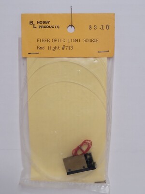BL Hobby Products Fiber Optic Light Source Red Light #713