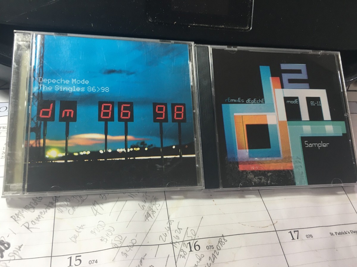 DEPECHE MODE 3 CD LOT: REMIXES 2 81-11 SAMPLER + THE SINGLES 86 98