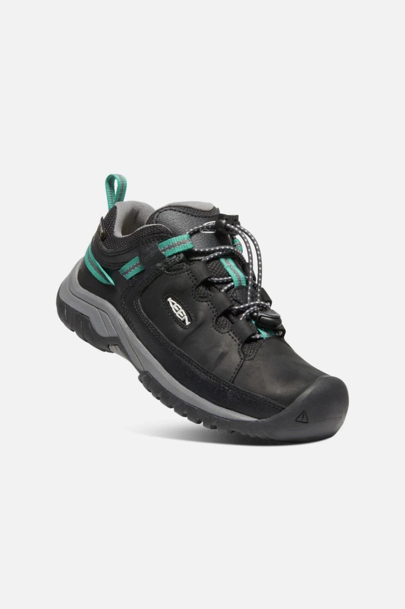 Chaussures De Randonnée Basses KEEN Targhee Pour Enfants Impermeables En Cuir Veritable Marron Ref 1026983