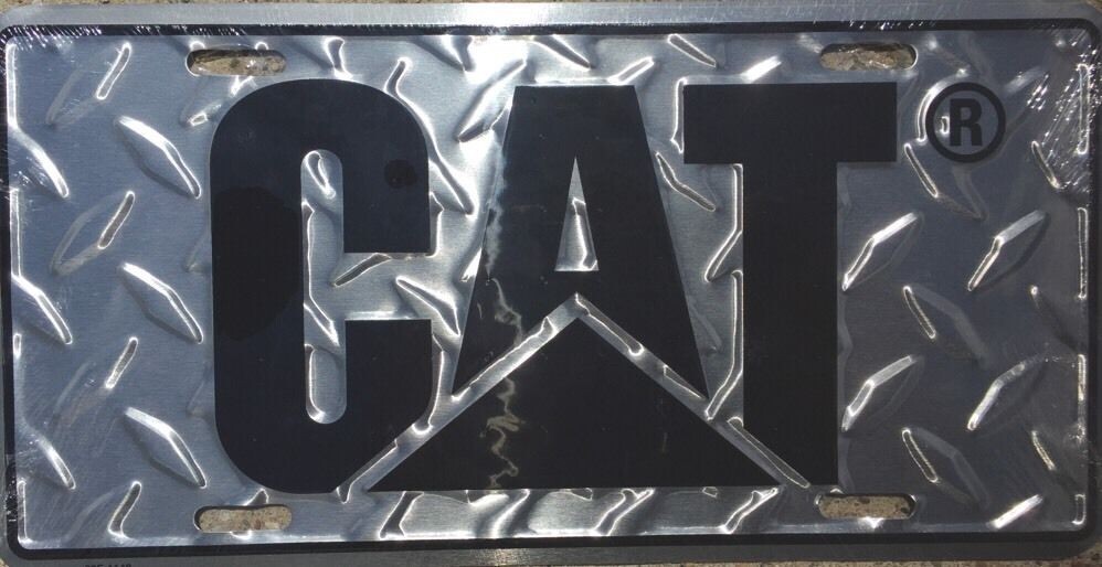 Caterpillar License plate aluminum eBay