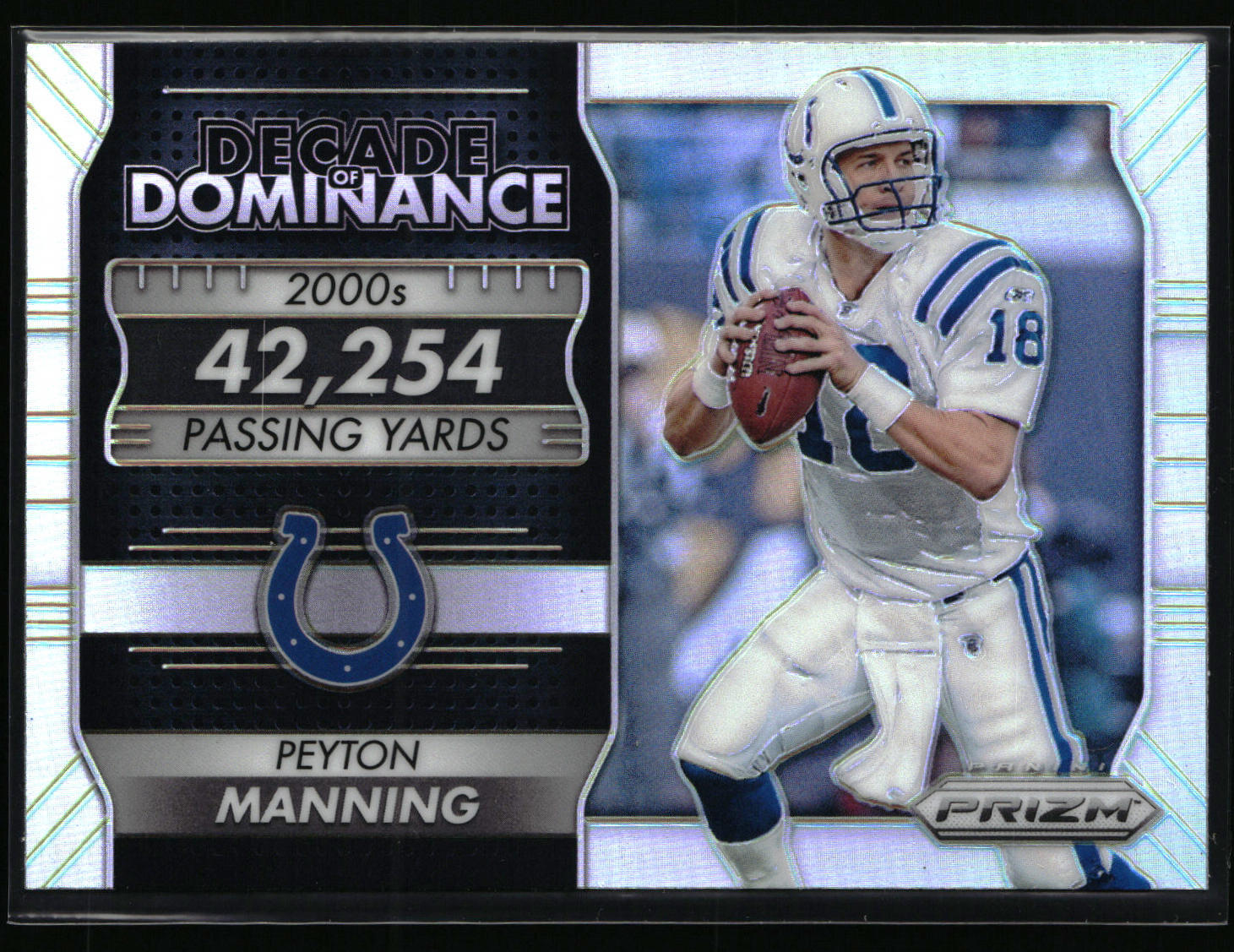 Peyton Manning 2016 Panini Prizm #9 Decade of Dominance Indianapolis Colts