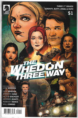 Whedon Three Way Oneshot Comic 1 First Print Cover A 2014 Joss Whedon Gage