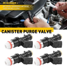 4PCS FUEL INJECTORS 16450-R40-A01 FOR HONDA ACCORD CR-V CIVIC ACURA TSX ILX 2.4L