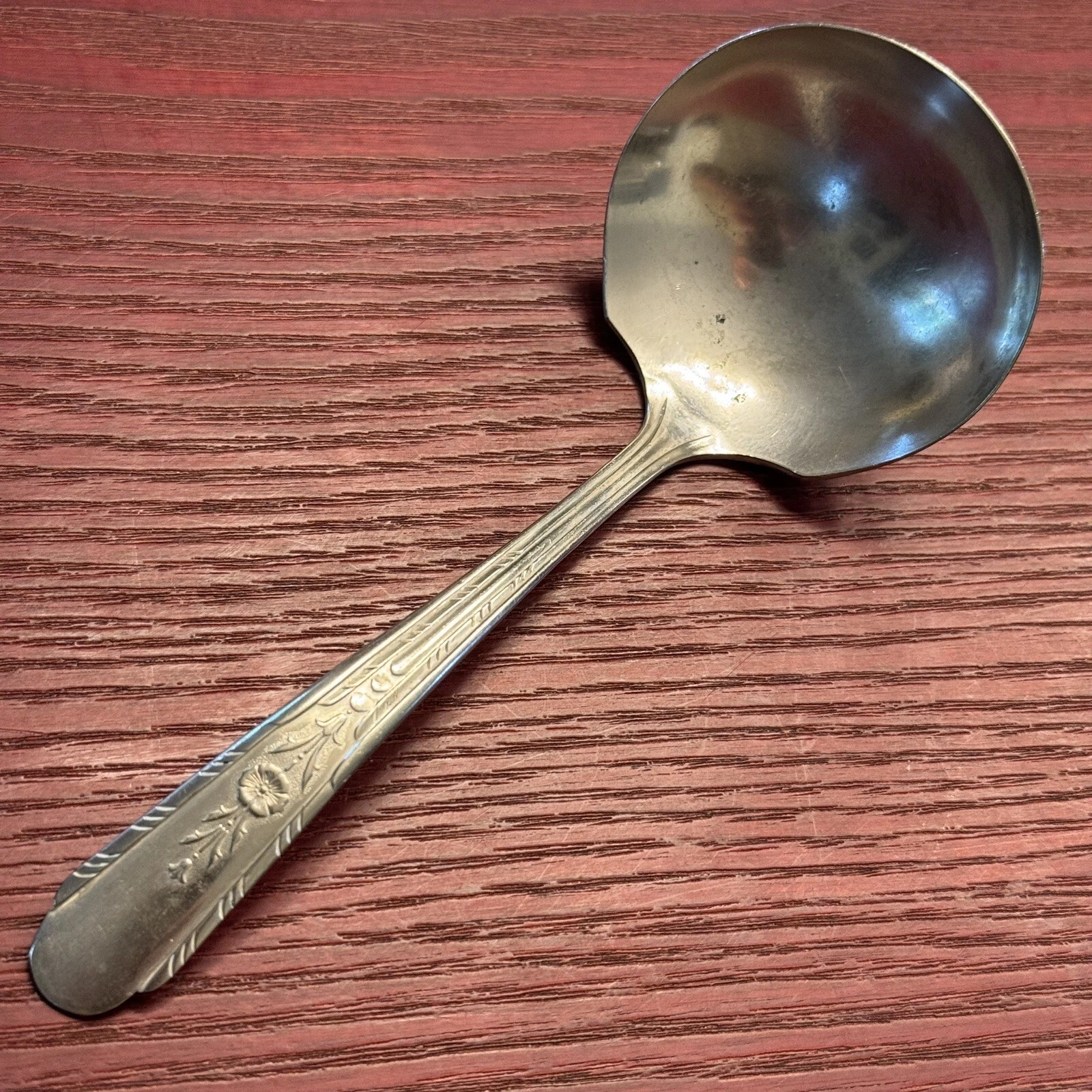 Crosby By Crosby Silver C.1935 Silverplate Gravy Ladle 6 1/2”