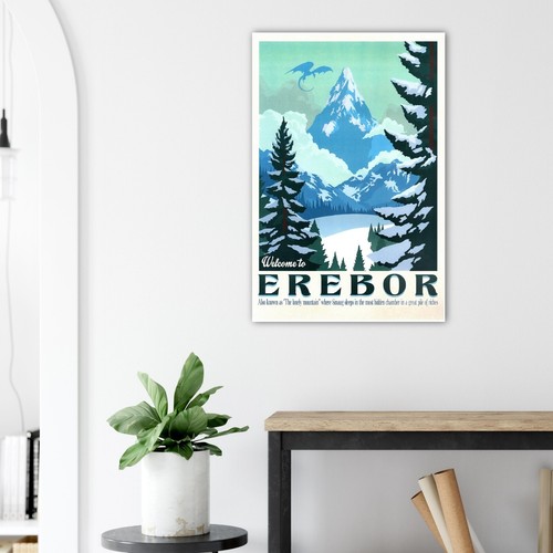 Willkommen in Erebor - HdR Poster - Der Hobbit - Reisedruck - Bild 5 von 7