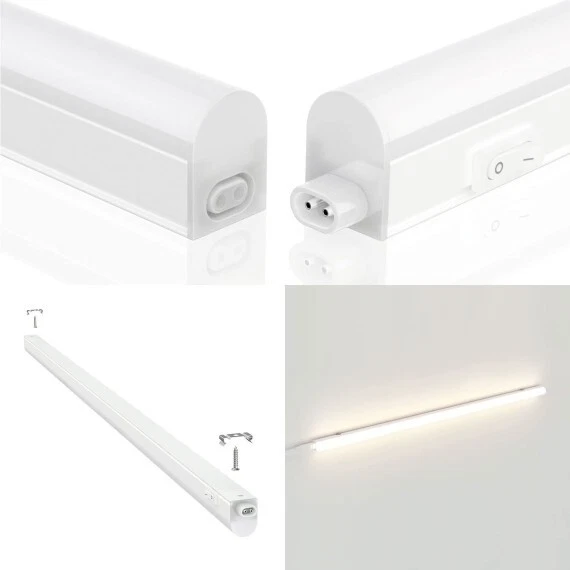 PLAFONIERA TUBO SOTTOPENSILE LED T5 CON INTERRUTT16W 4000K - Foto 7