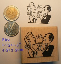 P62 Cheers drinking, party rubber stamp
