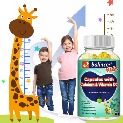 Height Enhancer Growth enhancement Capsules with Calcium & Vitamin D3