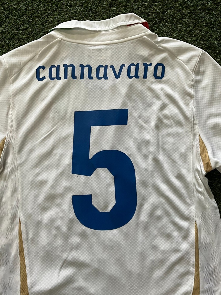 Puma Italy Men's Away Jersey 2010 Legend Cannavaro #5
