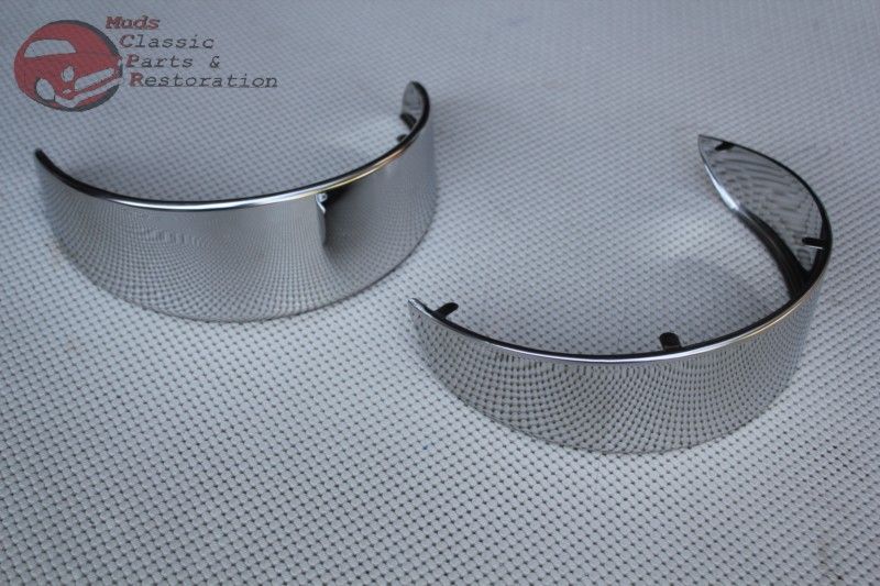 7" Outer Mounted Head Lamp Light Trim Visor Jeffrey Allen Style Custom Car Truck