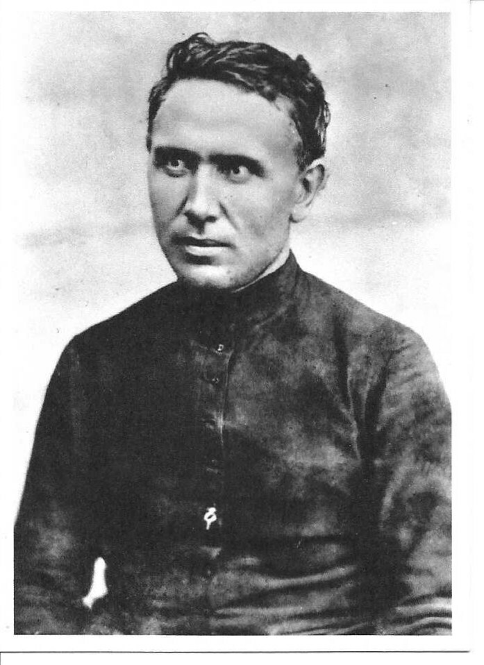 Two Holy Cards of Saint Damien De Veuster of Molokai Plus a 1" Medal of ...