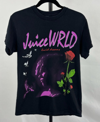 Juice Wrld Rapper Black T-Shirt Size S