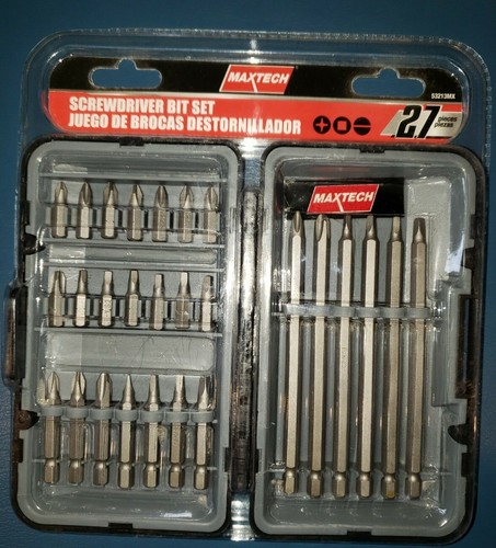 MaxTech Screwdriver 27pc Bit Set