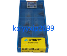 10PCS/Box KORLOY TCGT110202-AK H01 Carbide Inserts CNC TOOL Blade New