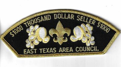 East Texas Area Council SAP TA-24 Thousand Dollar Seller GMY Bdr. Tyler, Texas