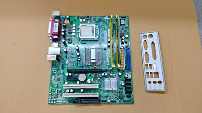 TUL TG31-M1 G31MX-K Sockel 775 Mainboard mit Dual Core E1200 CPU & 3GB Ram