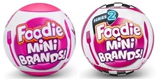 YOU CHOOSE: ZURU - 5 SURPRISE FOODIE MINI BRANDS & FOODIE MINI BRANDS SERIES 2