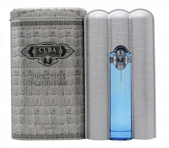 CUBA PRESTIGE PLATINUM FOR MEN 90ML EAU DE TOILETTE SPRAY BRAND NEW & SEALED - Image 3