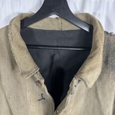 Vintage 1930s French Corduroy Hunting Jacket Workwear | eBay