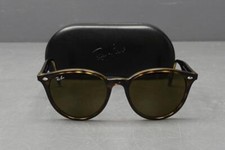 Ray-Ban Havana RB4305 Round Tortoise Frame Brown Lens Sunglasses Case
