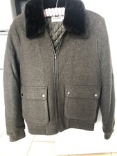 Mens Top Man Green Jacket Size S