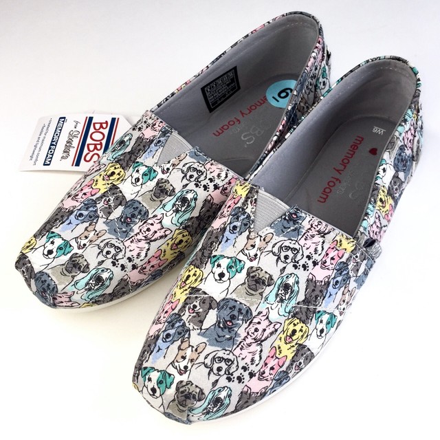 Bobs by Skechers Plush Pastel Pups Slip 