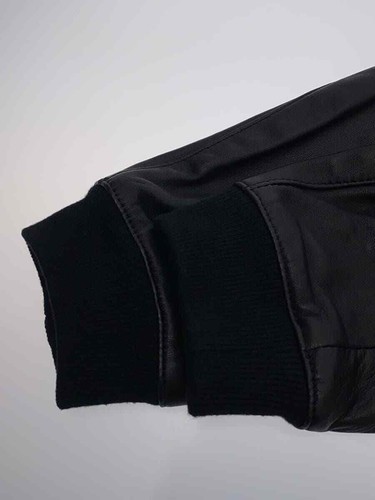 Acne Studios Jacket leather sheepskin black 44 Used - Picture 6 of 8