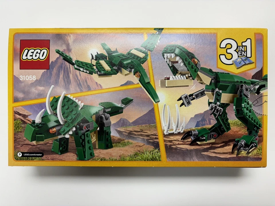 LEGO Creator Mighty Dinosaur Toy 31058 3 en 1 T-Rex - Nuevo Sellado Foto 2 de 4