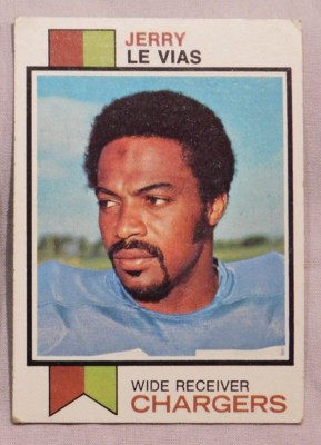 1973 Topps Jerry LeVias Chargers #522 Football Card ex
