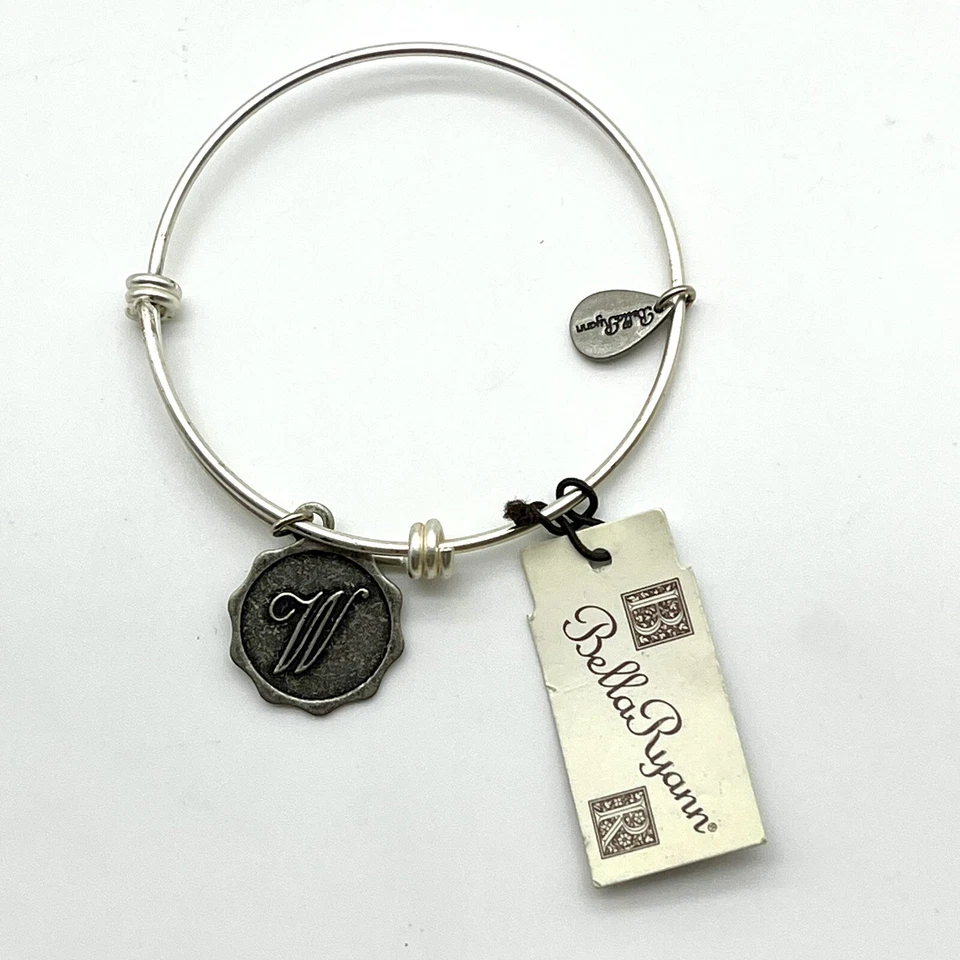 Slider Charm Bracelets Bella Ryan Lot of 3 Capricorn Initial M & V - Image 4 of 4