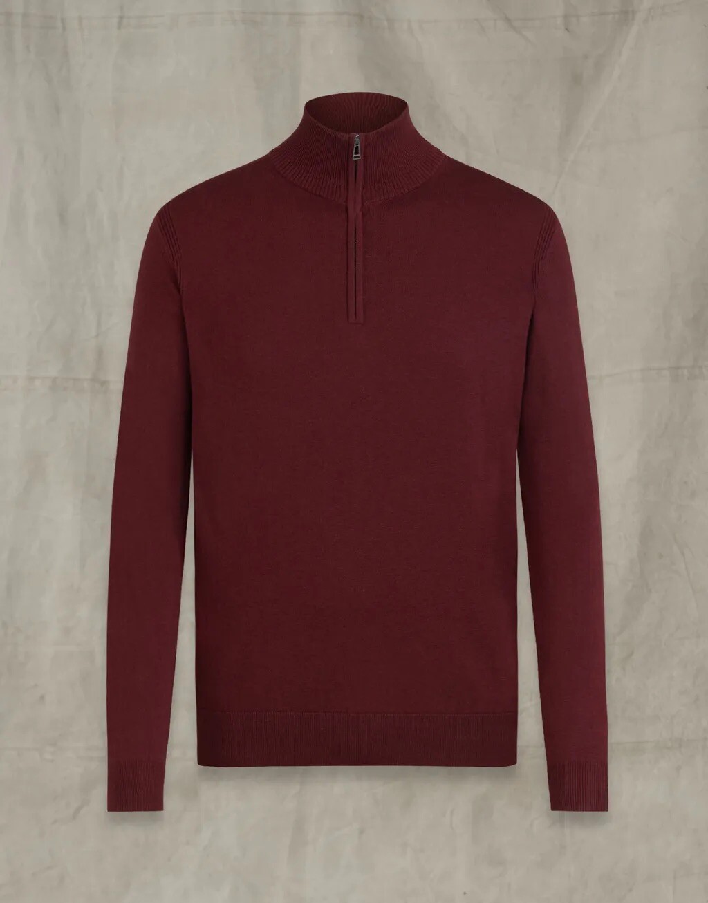 Belstaff Mens Bay Jumper Half Zip 