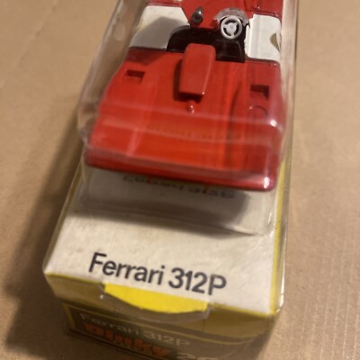 DINKY TOYS FRANCE 204 FERRARI 312P red RACE CAR 24 WINDOW