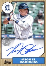 [DIGITAL CARD] Topps Bunt - Miguel Cabrera - 1987 22 S1 - Signature
