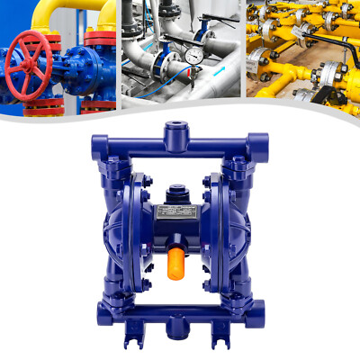 12GPM Air-Operated Double Diaphragm Pump 1/2'' Inlet & Outlet Petroleum Fluids US