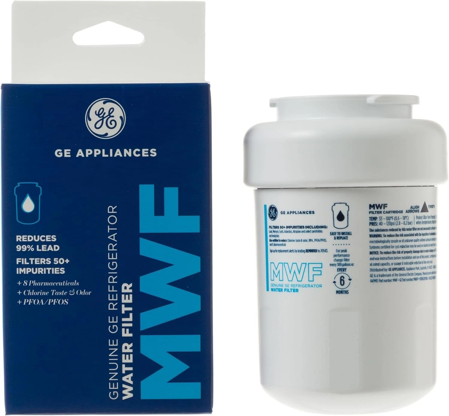 GE MWF Genuine Smart Water Filter
Opens in a new window or tab