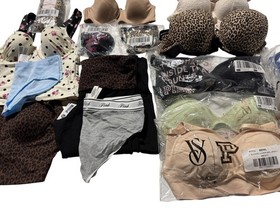 Victoria Secret Pink Bra Panty Lot 35+ PCS Bombshell Push Up Mixed Sizes Bundle!