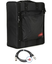 SKB 1SKB-SC193U Soft Rack Case with XLR Cables