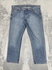 Levis 569 Jeans Men's 39x31 *ACTUAL* Blue Loose Straight Cotton Pants Casual