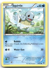 SQUIRTLE 14/101 COMMON PLASMA BLAST POKEMON MODERATELY PLAYED